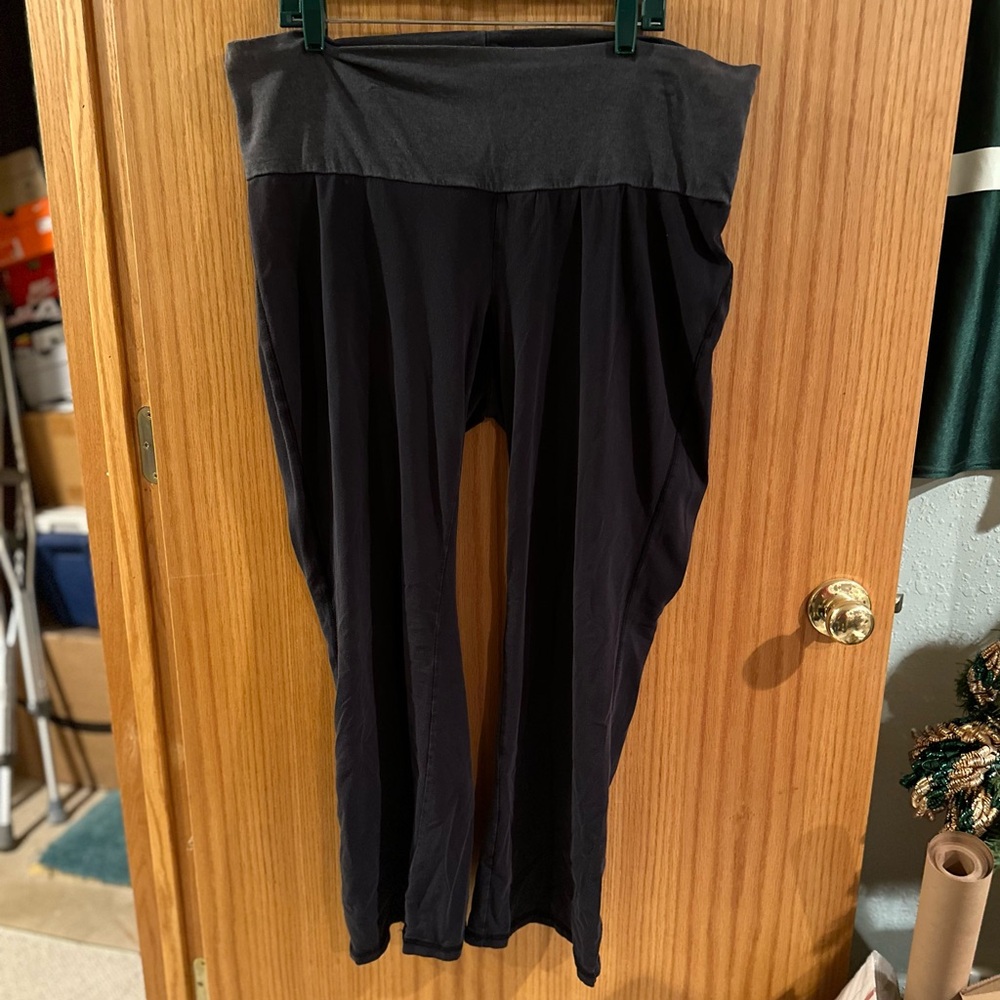 Black comfy maternity pants size PXL